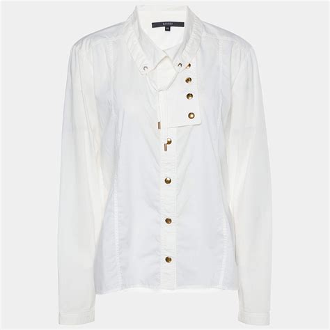 gucci long sleeve white|gucci long sleeve button up.